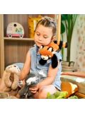 DOUDOU ET COMPAGNIE DOUDOU przytulanka magnetyczna Podcoll Panda ruda Histoire d'Ours 30 cm rudy