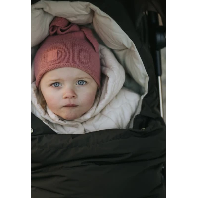ELODIE DETAILS czapka zimowa Furry Knit Beanie Rosy Bow 2-3 lata