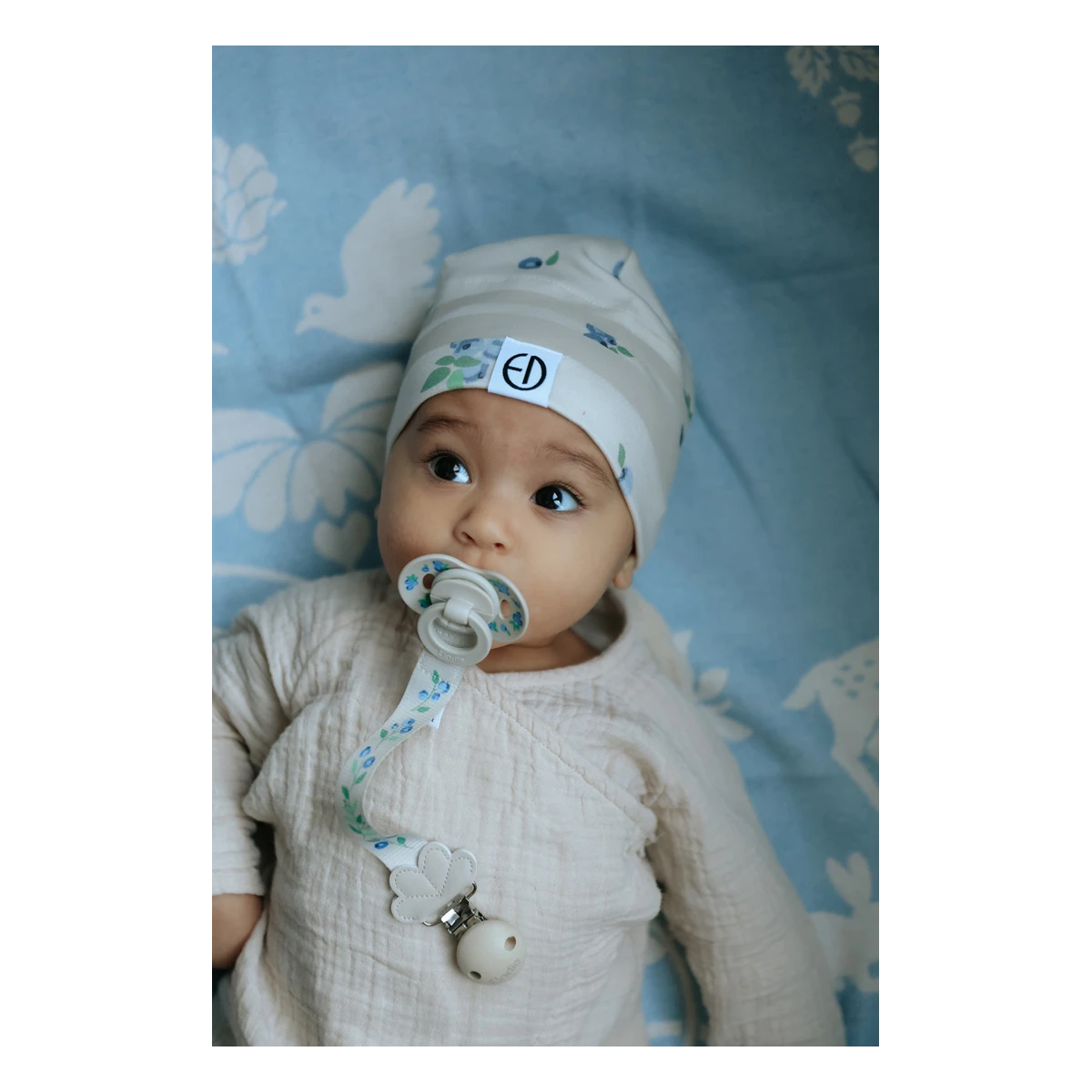 ELODIE DETAILS czapka zimowa Winter Beanie Blueberry Bliss 2-3 lata