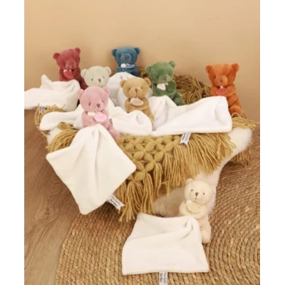 DOUDOU ET COMPAGNIE DOUDOU miś z kocykiem Mój Mały Miś  8 szt. ZESTAW