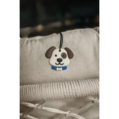 JELLYSTONE DESIGNS Jellystone Gryzak terapeutyczny MEDIUM antystresowy naszyjnik–PUPPY PENDANT BLUE