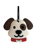 JELLYSTONE DESIGNS Jellystone Gryzak terapeutyczny MEDIUM antystresowy naszyjnik–PUPPY PENDANT RED
