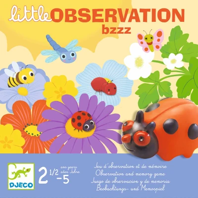 DJECO Gra planszowa LITTLE OBSERVATION Bzzz