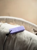 JELLYSTONE DESIGNS Jellystone Gryzak terapeutyczny FIRM antystresowy naszyjnik–BLOCK PENDANT PURPLE