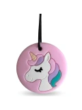 JELLYSTONE DESIGNS Jellystone Gryzak terapeutyczny MEDIUM antystresowy naszyjnik–PENDANT UNICORN PINK