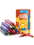 Jarmelo Crayons kredki świecowe dla dzieci zmywalne 36 kolorów 2 lata+
