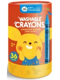 Jarmelo Crayons kredki świecowe dla dzieci zmywalne 36 kolorów 2 lata+