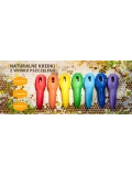 Jarmelo Key Crayons kredki klucze jumbo z wosku pszczelego ze sznurkiem do nawlekania 24 kolorów