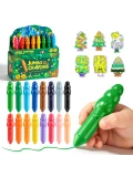 Jarmelo Leśne duszki Jumbo Crayons — wzmocnione grube kredki z wosku pszczelego 16 kolorów 1+