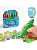 Jarmelo Leśne duszki Jumbo Crayons — wzmocnione grube kredki z wosku pszczelego 8 kolorów 1+