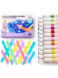 Jarmelo Layered Markers — ergonomiczne flamastry z efektem warstwowym cienka końcówka 24 kolory 3+