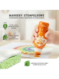 Jarmelo Dot Family — markery stempelkowe bingo dla dzieci łatwy chwyt zmywalne 12 kolorów 3+
