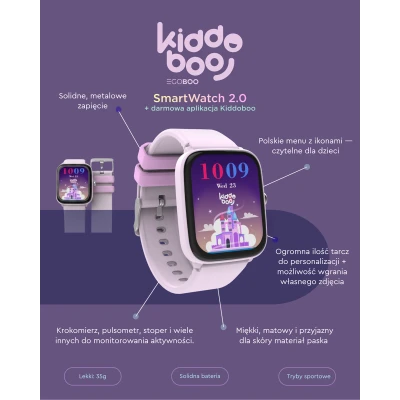 Kiddoboo Smartwatch 2.0 Lilac 6+