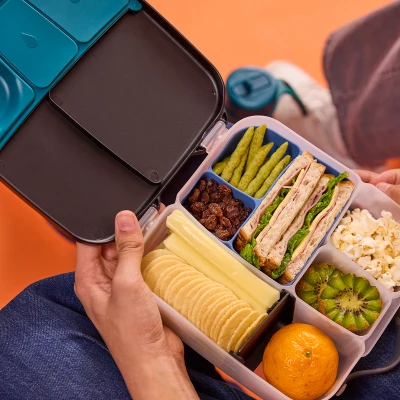 B.BOX Silikonowy wkład do lunchboxa z dodatkowymi przegródkami Ocean