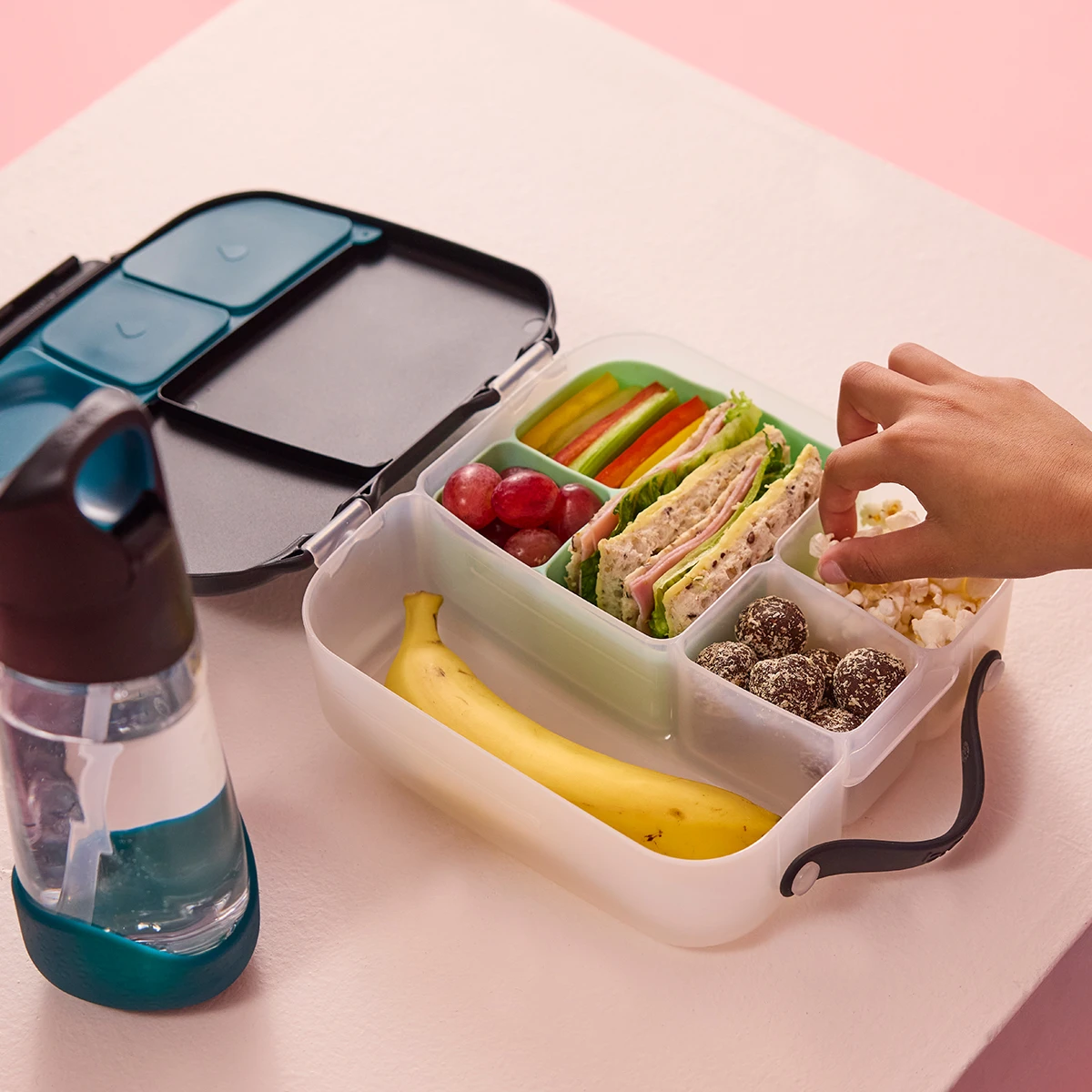 B.BOX Silikonowy wkład do lunchboxa z dodatkowymi przegródkami Forest