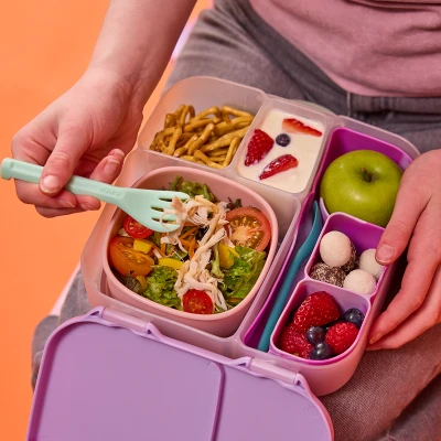 B.BOX Silikonowy wkład do lunchboxa z przegrodą na sztućce Ocean