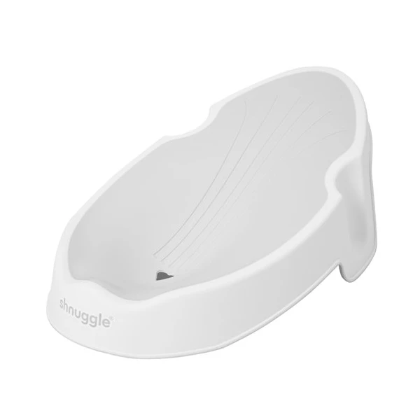 Shnuggle Leżaczek do Kąpieli Noworodka White Grey