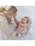 Shnuggle Leżaczek do Kąpieli Noworodka White Grey
