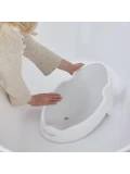 Shnuggle Leżaczek do Kąpieli Noworodka White Grey