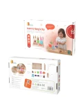 VIGA Drewniany Zestaw do Prania Suszarka Ubranka Klamerki Montessori 27 el