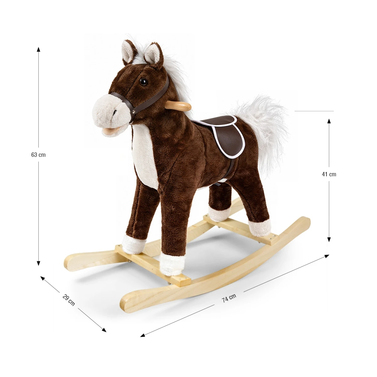 Milly Mally Koń Teddy Dark Brown