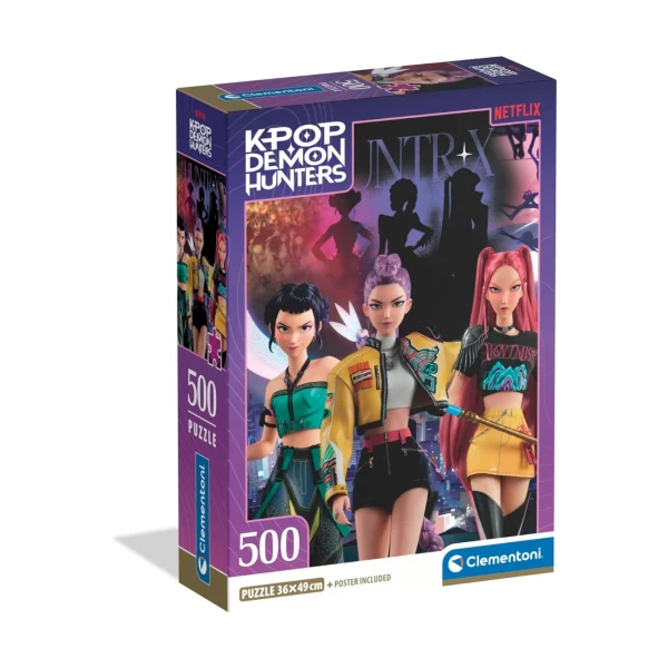 Clementoni 35626 KPOP Demon Hunters Puzzle 500 Elementów