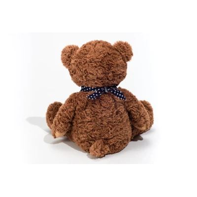 TEDDY HERMANN Maskotka miś pluszowy 48 cm z bandaną w gwiazdki brązowy