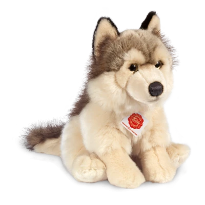 TEDDY HERMANN Maskotka Wilk siedzący 29 cm