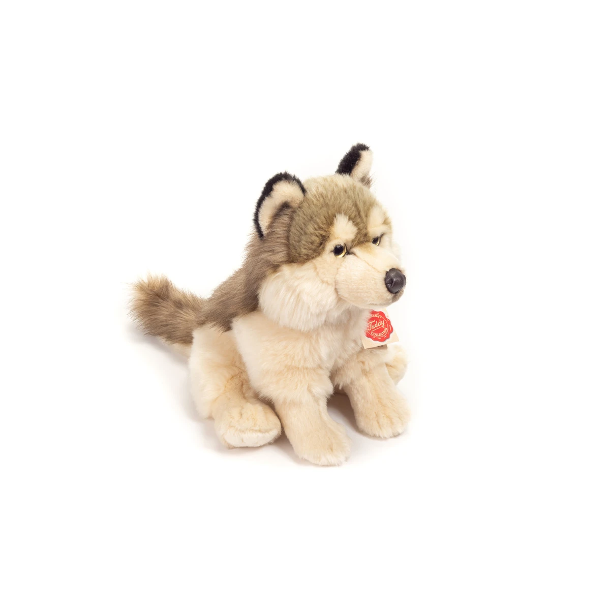 TEDDY HERMANN Maskotka Wilk siedzący 29 cm