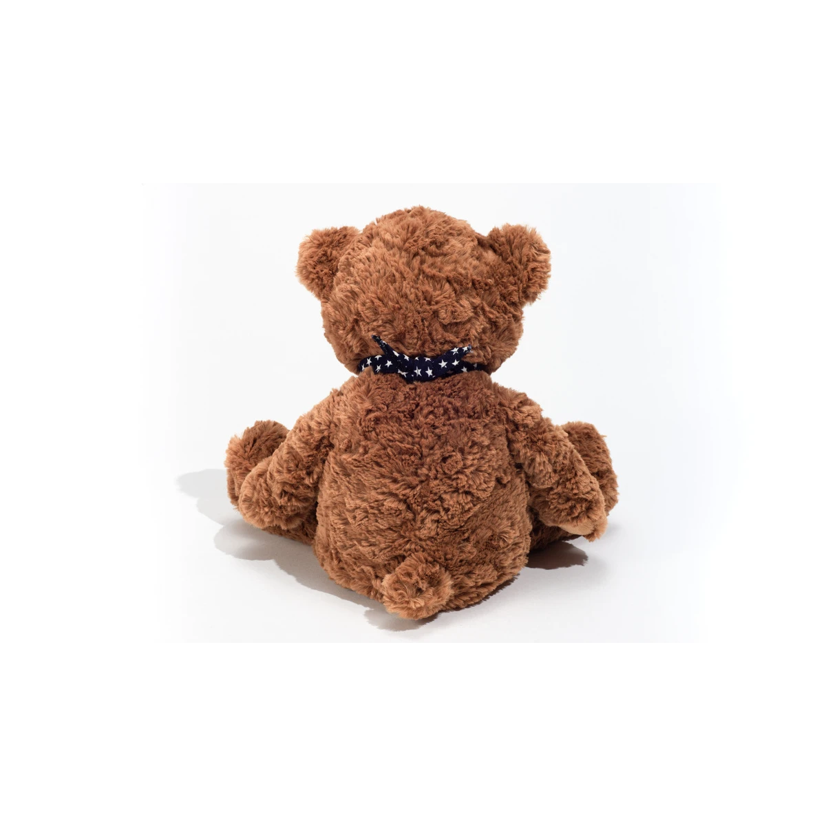 TEDDY HERMANN Maskotka miś pluszowy 38 cm z bandaną w gwiazdki brązowy