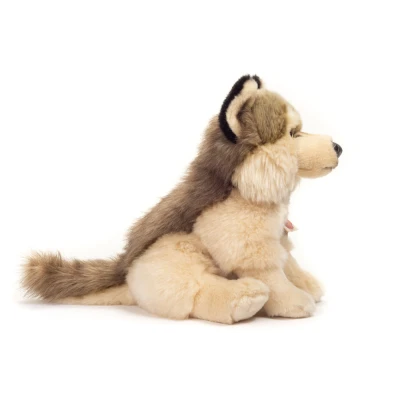 TEDDY HERMANN Maskotka Wilk siedzący 29 cm