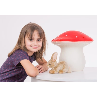 TEDDY HERMANN Królik beżowy siedzący 18 cm maskotka dla dzieci