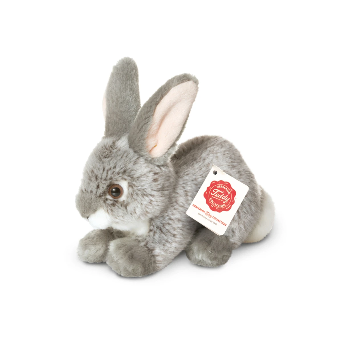 TEDDY HERMANN Królik szary siedzący 18 cm maskotka dla dzieci