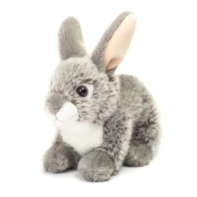 TEDDY HERMANN Królik szary siedzący 18 cm maskotka dla dzieci