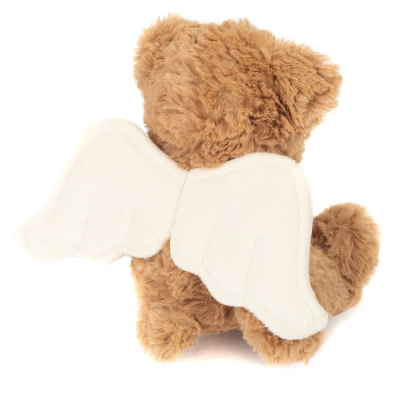 TEDDY HERMANN Maskotka miś pluszowy Anioł Stróż 20 cm z anielskimi skrzydłami
