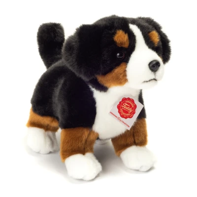 TEDDY HERMANN Maskotka Szczeniak Berneński Pies Pasterski stojący 23 cm