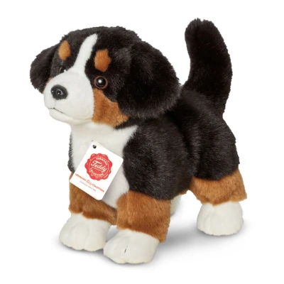 TEDDY HERMANN Maskotka Szczeniak Berneński Pies Pasterski stojący 23 cm