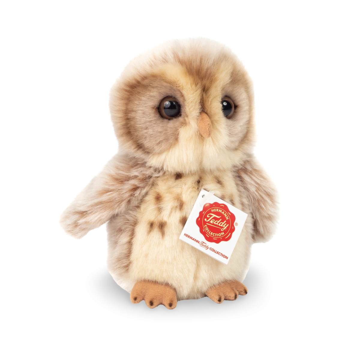 TEDDY HERMANN Maskotka sowa beżowa 16 cm