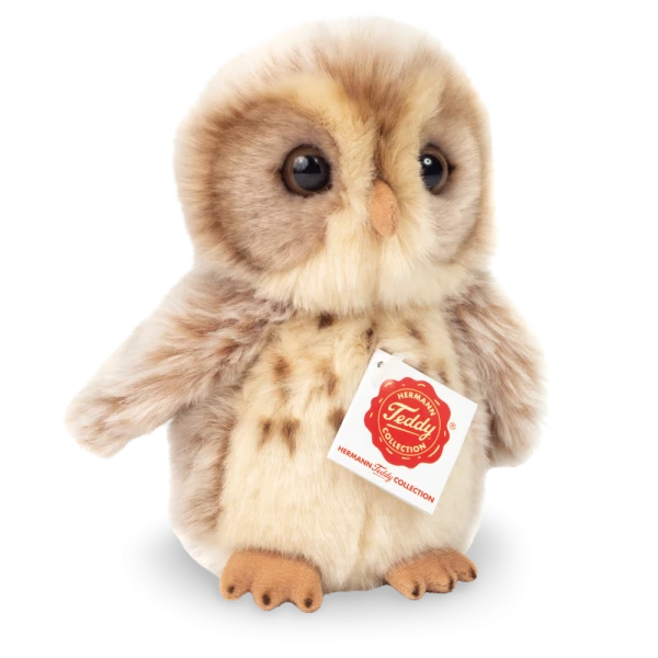 TEDDY HERMANN Maskotka sowa beżowa 16 cm