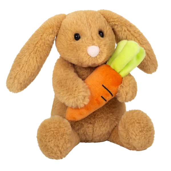 TEDDY HERMANN Królik Lilly z marchewką 23 cm maskotka dla dzieci