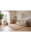 HAKUNA MATTE Mata piankowa dla dzieci Dywan do pokoju dziecięcego Coral Velvet z pianką memory 200 x 150 cm Soft Terra