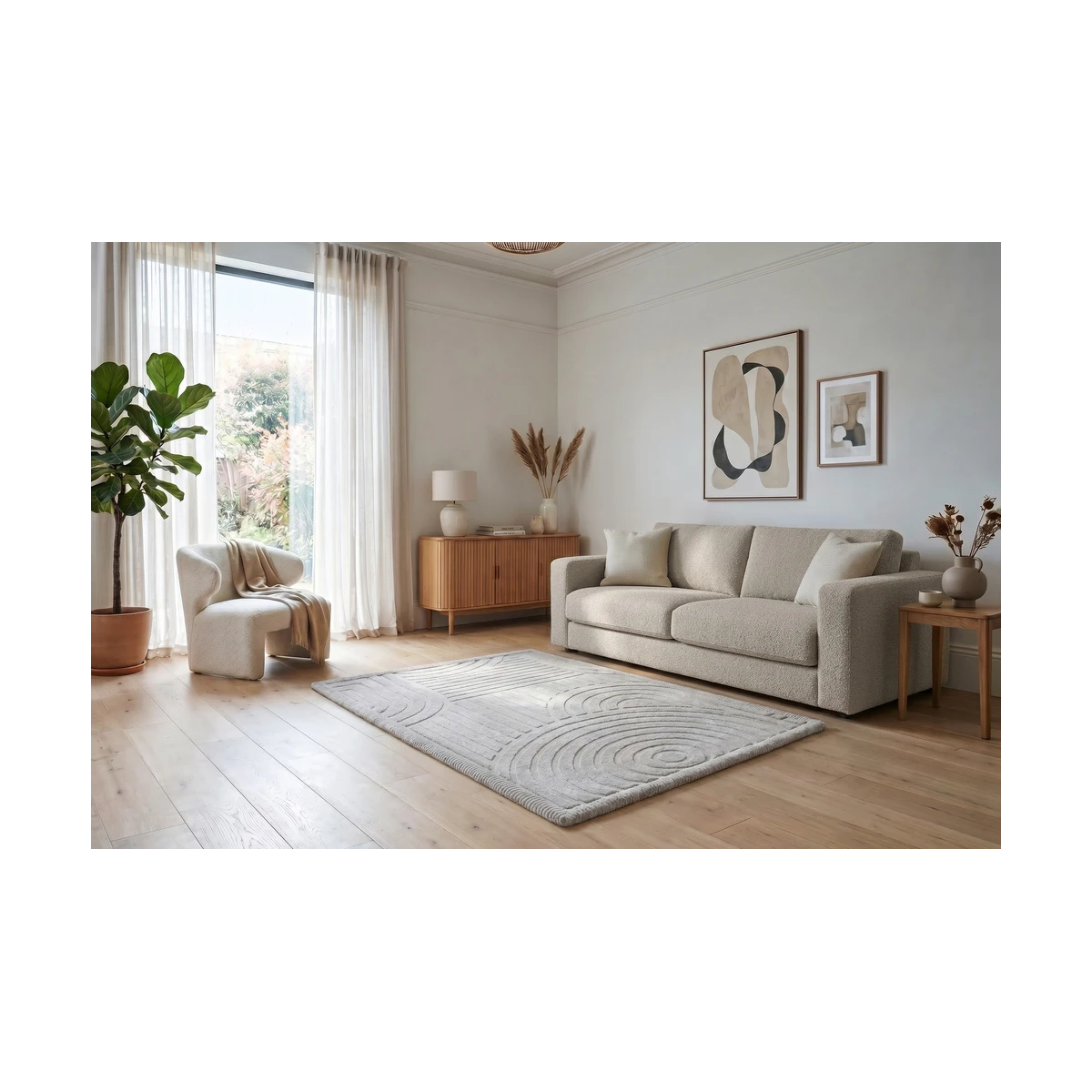HAKUNA MATTE Mata piankowa dla dzieci Szary dywan do pokoju dziecięcego Łuki 3D Cloud Play Mat 200 x 150 cm