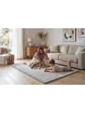 HAKUNA MATTE Mata piankowa dla dzieci Szary dywan do pokoju dziecięcego Łuki 3D Cloud Play Mat 200 x 150 cm