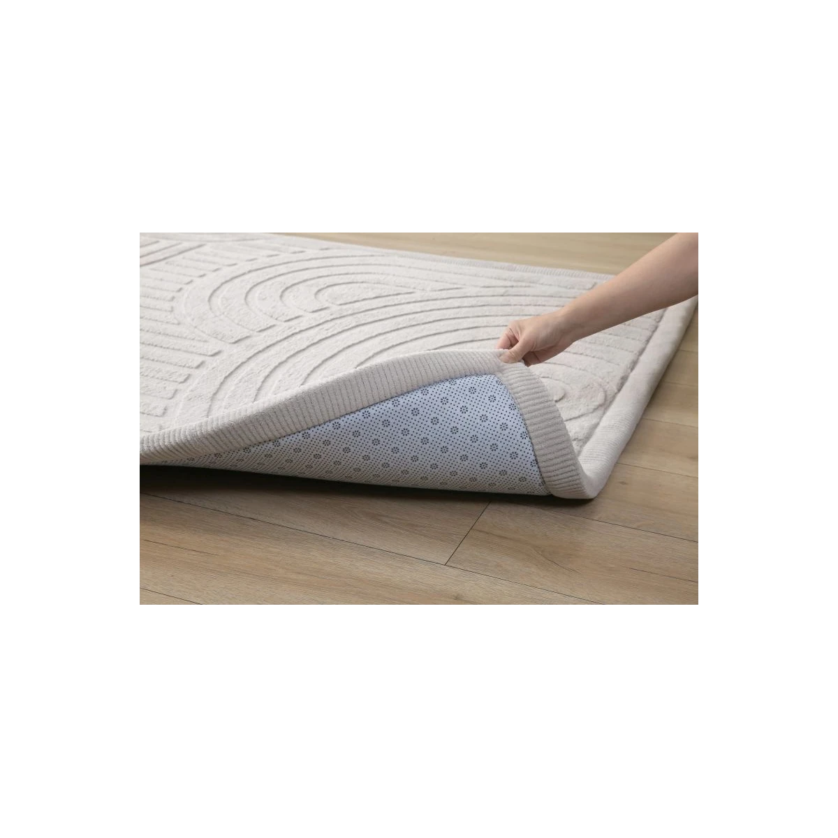 HAKUNA MATTE Mata piankowa dla dzieci Szary dywan do pokoju dziecięcego Łuki 3D Cloud Play Mat 200 x 150 cm