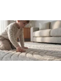 HAKUNA MATTE Mata piankowa dla dzieci Szary dywan do pokoju dziecięcego Łuki 3D Cloud Play Mat 200 x 150 cm