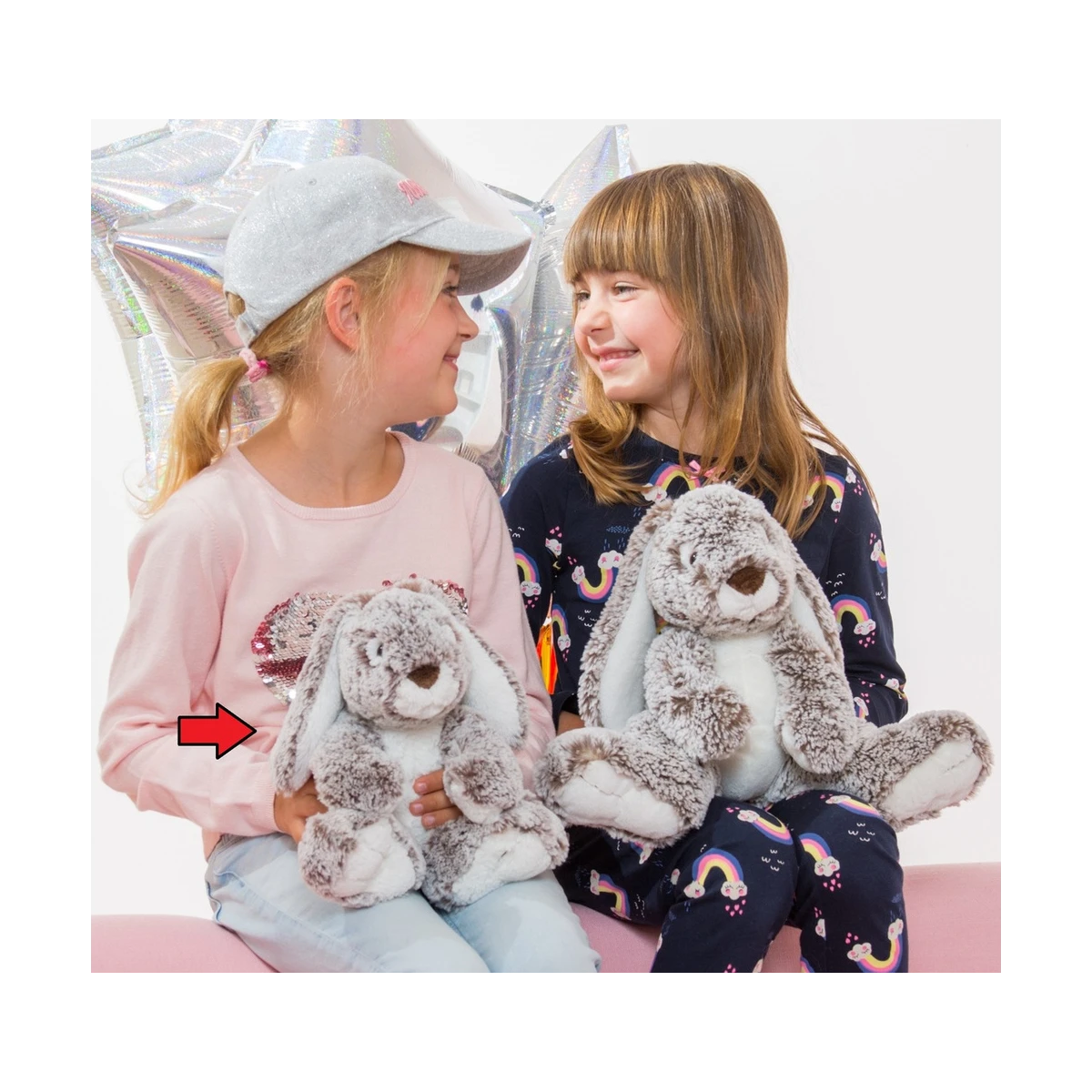 TEDDY HERMANN Maskotka Królik Wiotki 21 cm