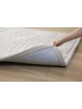 HAKUNA MATTE Mata piankowa dla dzieci Szary dywan do pokoju dziecięcego Łuki 3D Cloud Play Mat 280 x 200 cm