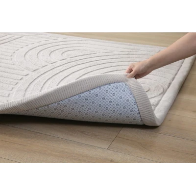 HAKUNA MATTE Mata piankowa dla dzieci Szary dywan do pokoju dziecięcego Łuki 3D Cloud Play Mat 280 x 200 cm