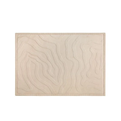 HAKUNA MATTE Mata piankowa dla dzieci Beżowy dywan do pokoju dziecięcego Fale 3D CloudRise Play Mat 200 x 150 cm