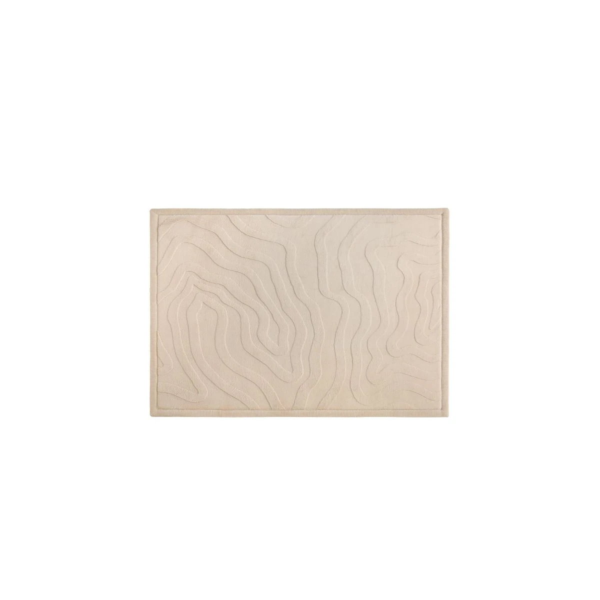 HAKUNA MATTE Mata piankowa dla dzieci Beżowy dywan do pokoju dziecięcego Fale 3D CloudRise Play Mat 200 x 150 cm